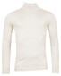 Thomas Maine Merino Wool Rollneck Single Knit Pullover Ecru Melange