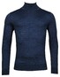 Thomas Maine Merino Wool Rollneck Single Knit Pullover Jeans Blue