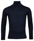 Thomas Maine Merino Wool Rollneck Single Knit Pullover Navy