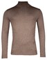 Thomas Maine Merino Wool Rollneck Single Knit Pullover Taupe