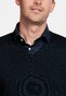 Thomas Maine Merino Wool V-Neck Single Knit Pullover Navy