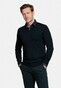 Thomas Maine Merino Wool V-Neck Single Knit Pullover Navy