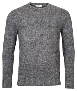 Thomas Maine Plain Knit Pullover Lambswool Mix Trui Anthra