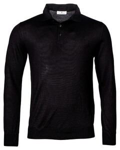 Thomas Maine Polo Pullover Single Knit Black