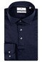 Thomas Maine Premium Supima Cotton Interlock Long Sleeve Poloshirt Navy