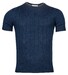 Thomas Maine Pullover Crew Neck Short Sleeve Rib Knit Dark Jeans