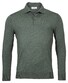 Thomas Maine Pullover Polo Collar Buttons Single Knit Mid Green