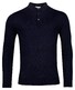 Thomas Maine Pullover Polo Collar Single Knit Navy