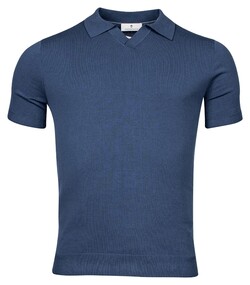 Thomas Maine Pullover Polo Single Knit Poloshirt Dark Blue