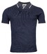 Thomas Maine Pullover Polo Structure Knit Pima Cotton Navy