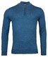 Thomas Maine Pullover Shirt Style Zip Single Knit Blue