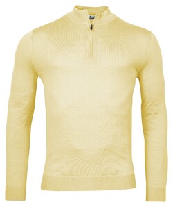 Thomas Maine Pullover Shirt Style Zip Single Knit Butter