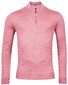 Thomas Maine Pullover Shirt Style Zip Single Knit Raspberry Melange