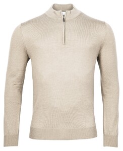 Thomas Maine Pullover Shirt Style Zip Single Knit Trui Kitt