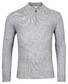 Thomas Maine Pullover Zip Single Knit Cashmere Mid Grey Melange