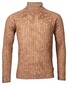 Thomas Maine Roll Neck Cable Structure Pullover Taupe