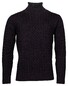 Thomas Maine Rollneck Cable Knit Pattern Pullover Navy