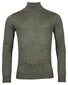 Thomas Maine Rollneck Pullover Single Knit Merino Trui Midden Groen