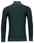 Thomas Maine Rollneck Structure Knit Mercerized Merino Pullover Dark Bottle