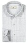 Thomas Maine Roma Modern Kent Flannel Check Shirt Soft Grey-White