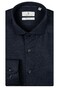 Thomas Maine Roma Modern Kent Jersey Merino Shirt Indigo