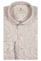 Thomas Maine Roma Modern Kent Linen Delave by Albini Shirt Light Sand