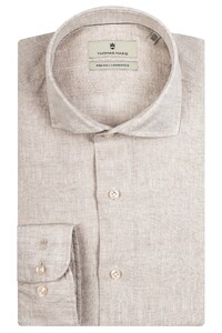 Thomas Maine Roma Modern Kent Linen Faux-Uni Shirt Sand