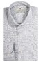 Thomas Maine Roma Modern Kent Linnen Faux-Uni Overhemd Soft Grey