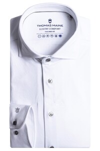 Thomas Maine Roma Modern Kent Luxury Comfort Shirt Optical White