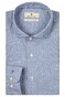 Thomas Maine Roma Modern Kent Small Pied-de-Poule Pattern Shirt Blue