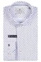 Thomas Maine Roma Modern Kent Tech Jersey Knit Retro Mini Star Shirt White-Navy
