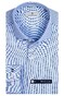 Thomas Maine Roma Modern Kent Tech Lux Micro Structure by Albini Shirt Blue