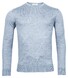 Thomas Maine Ronde Hals Single Knit Merino Wool Pullover Light Blue