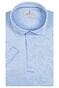 Thomas Maine Short Sleeve Knitted Pattern Poloshirt Light Blue