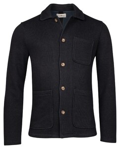 Thomas Maine Siena Lined Jersey Overshirt Navy