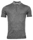 Thomas Maine Single Knit Shirt Style Pullover Mid Grey Melange