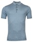 Thomas Maine Single Knit Shirt Style Pullover Trui Ice Blue