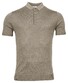 Thomas Maine Single Knit Shirt Style Pullover Trui Jute