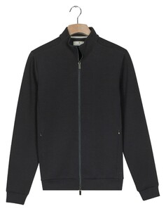 Thomas Maine Sweat Cardigan Full Two Way Zip Side Pockets Vest Navy