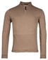 Thomas Maine Sweat Half Zip Doubleface Interlock Trui Groen