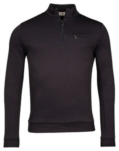 Thomas Maine Sweatshirt Half Zip Doubleface Pullover Navy