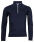 Thomas Maine Sweatshirt Zip Doubleface Interlock Pullover Navy