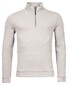 Thomas Maine Sweatshirt Zip Doubleface Pullover Extra Light Grey Melange
