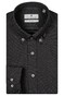 Thomas Maine Torino Button Down Piqué Jersey Overhemd Antraciet