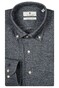 Thomas Maine Torino Button Down Two-Ply Herringbone Flannel Shirt Navy