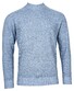 Thomas Maine Turtle Neck Pullover Allover Structure Light Blue