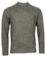 Thomas Maine Turtle Neck Pullover Allover Structure Mid Green