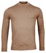 Thomas Maine Turtleneck Single Knit Pullover Mid Brown