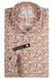 Thomas Maine Two-Ply Small Flower Pattern Roma Modern Kent Shirt Pink