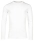 Thomas Maine Uni Color Crew Neck Liquid Cotton Long Sleeve T-Shirt White